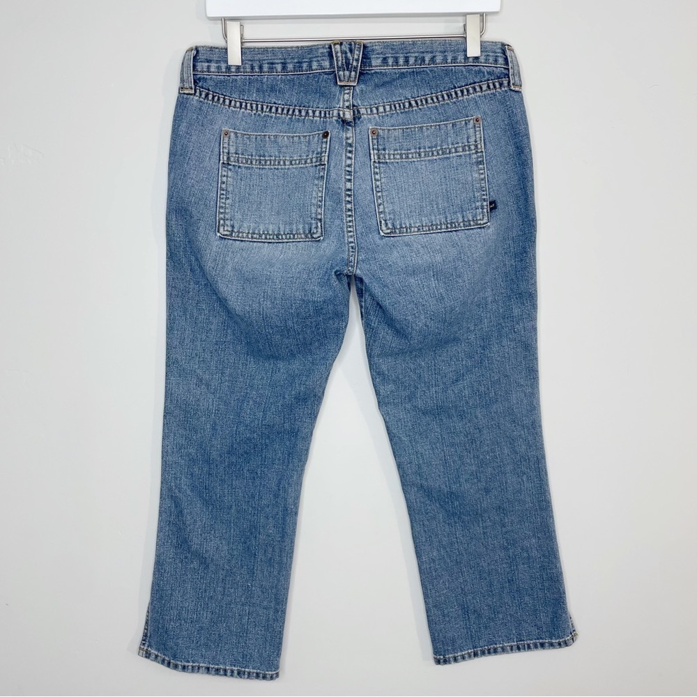 π
Ίabercrombie & Fitch Low Rise Lace Up Cropped Jeans Size 6 - Picture 5 of 6
